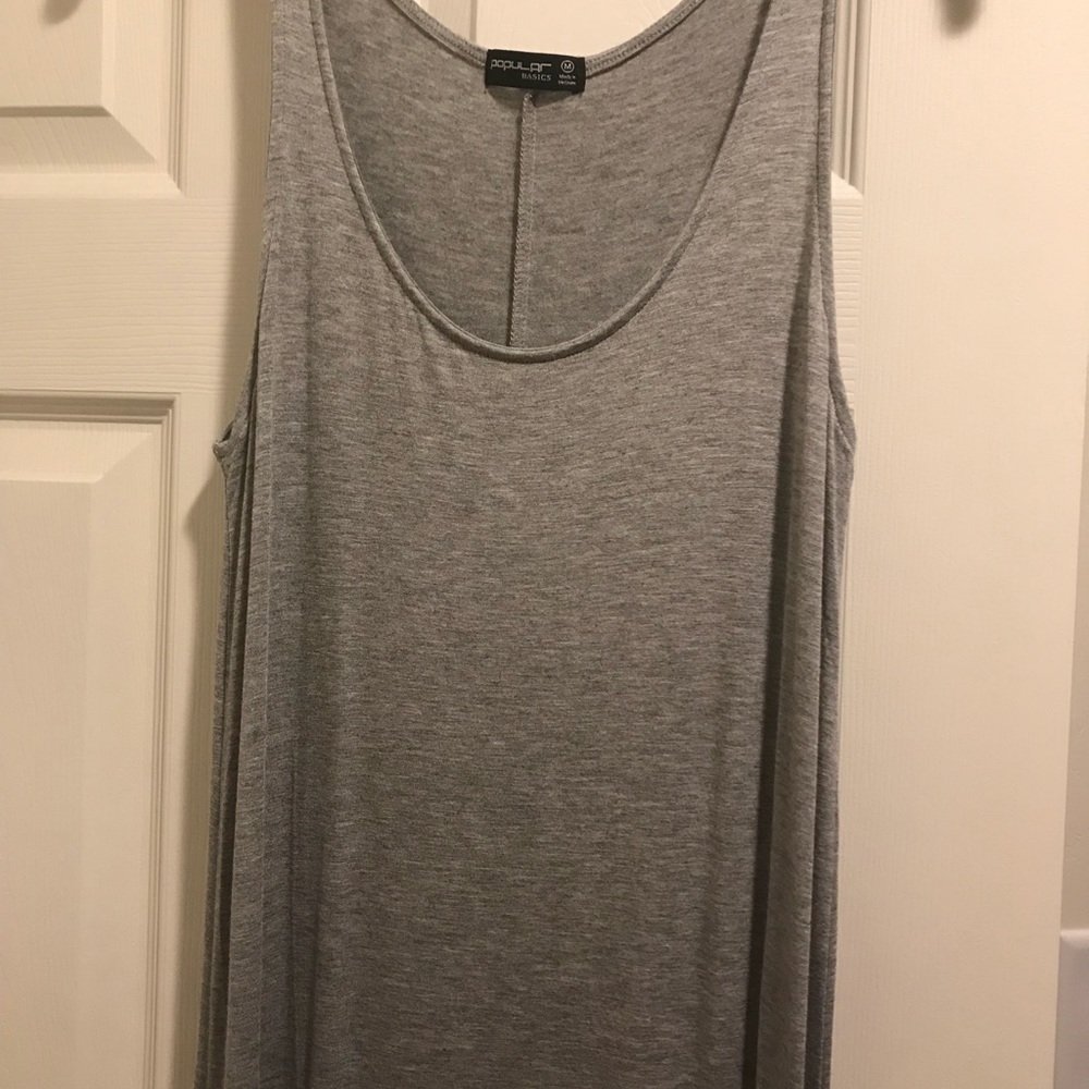 Grey maxi dress